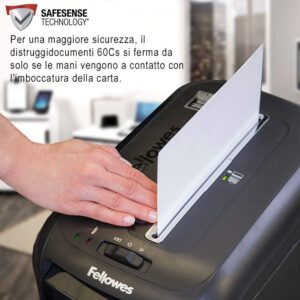 Powershred® Fellowes 60Cs Cross-Cut Shredder - Image 2