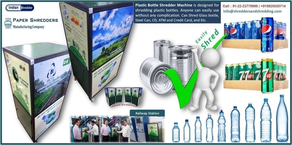 Plastic Bottle Shredder Machine